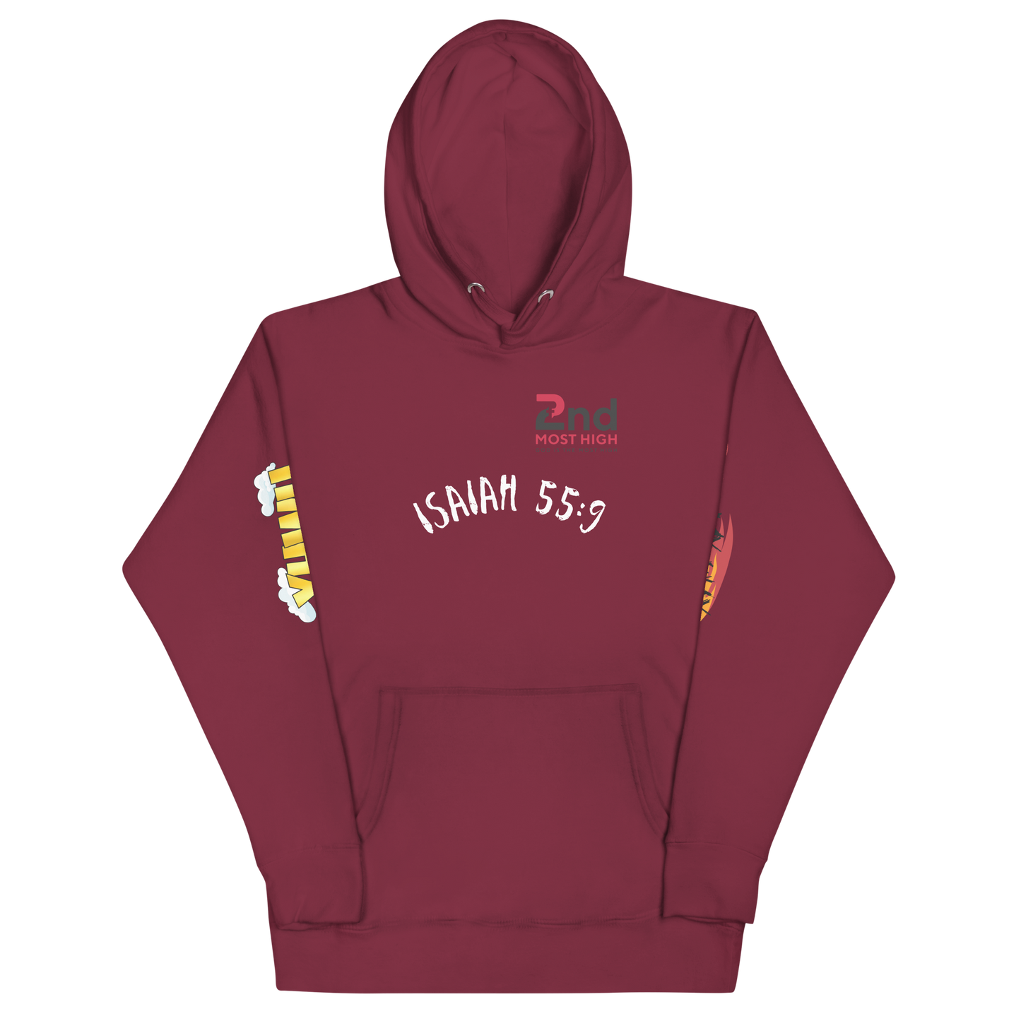 "Isaiah 55:9" Premium Hoodie