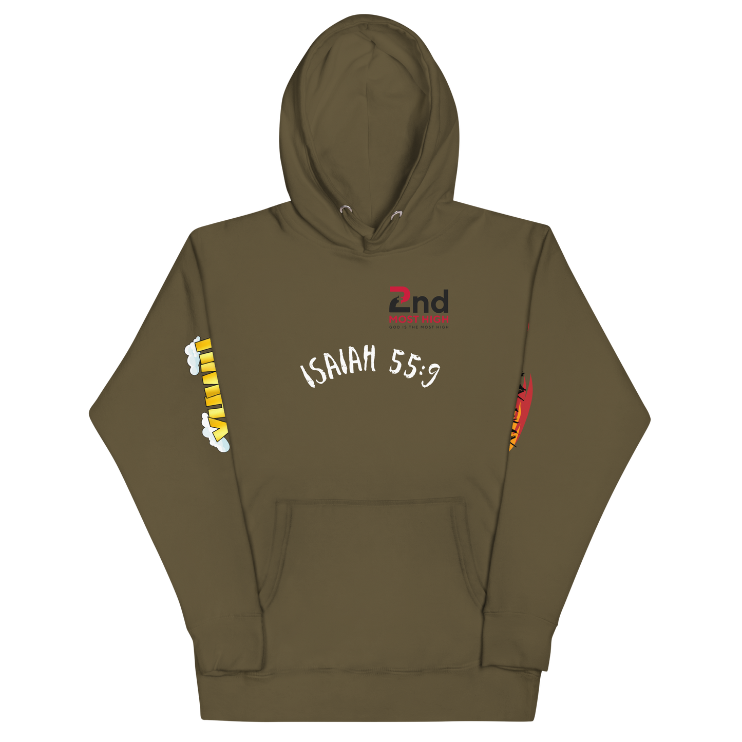 "Isaiah 55:9" Premium Hoodie