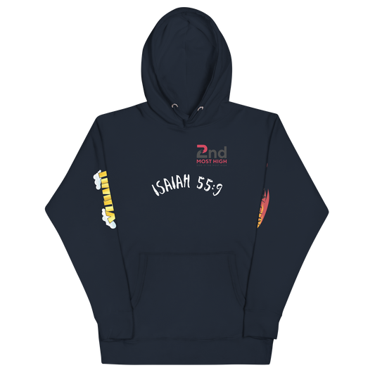 "Isaiah 55:9" Premium Hoodie