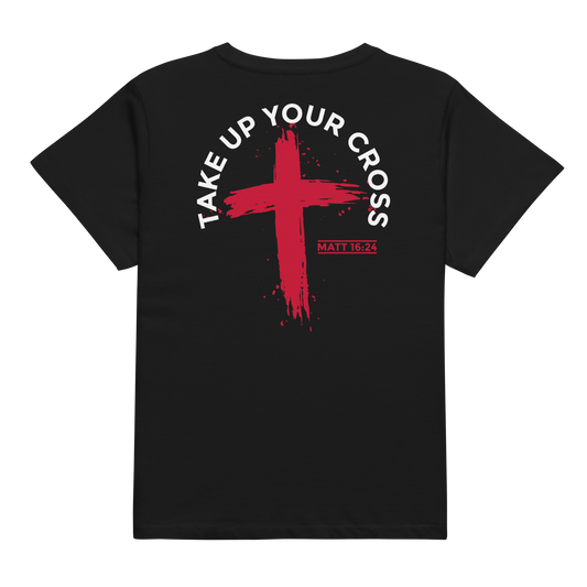 "Matt 16:24" Women’s High-waisted Tee