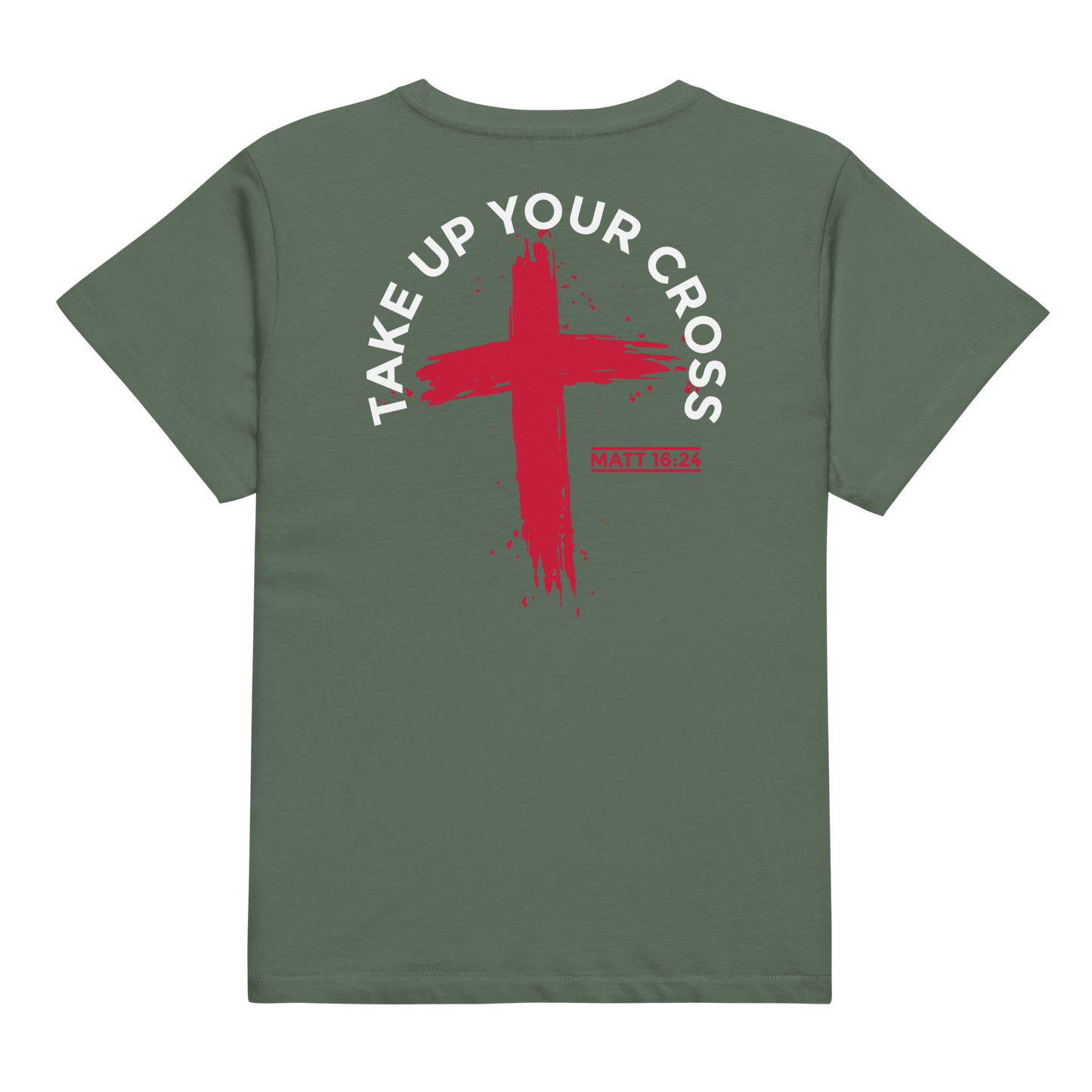 "Matt 16:24" Women’s High-waisted Tee