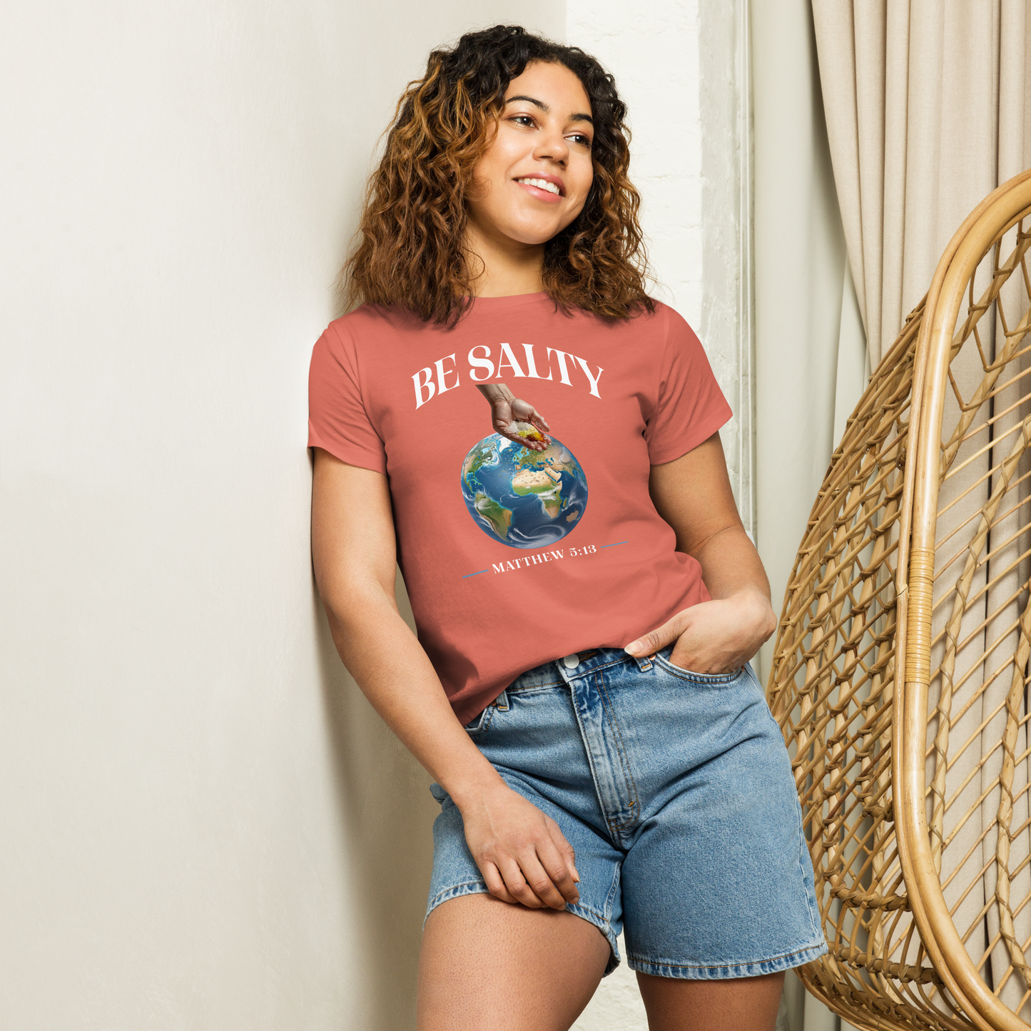 "Matt 5:13" Women’s High-waisted Tee